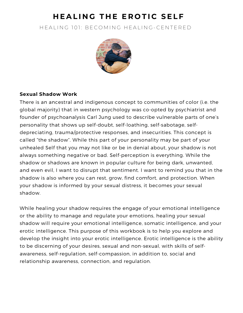 Healing The Erotic Self Workbook (Digital)