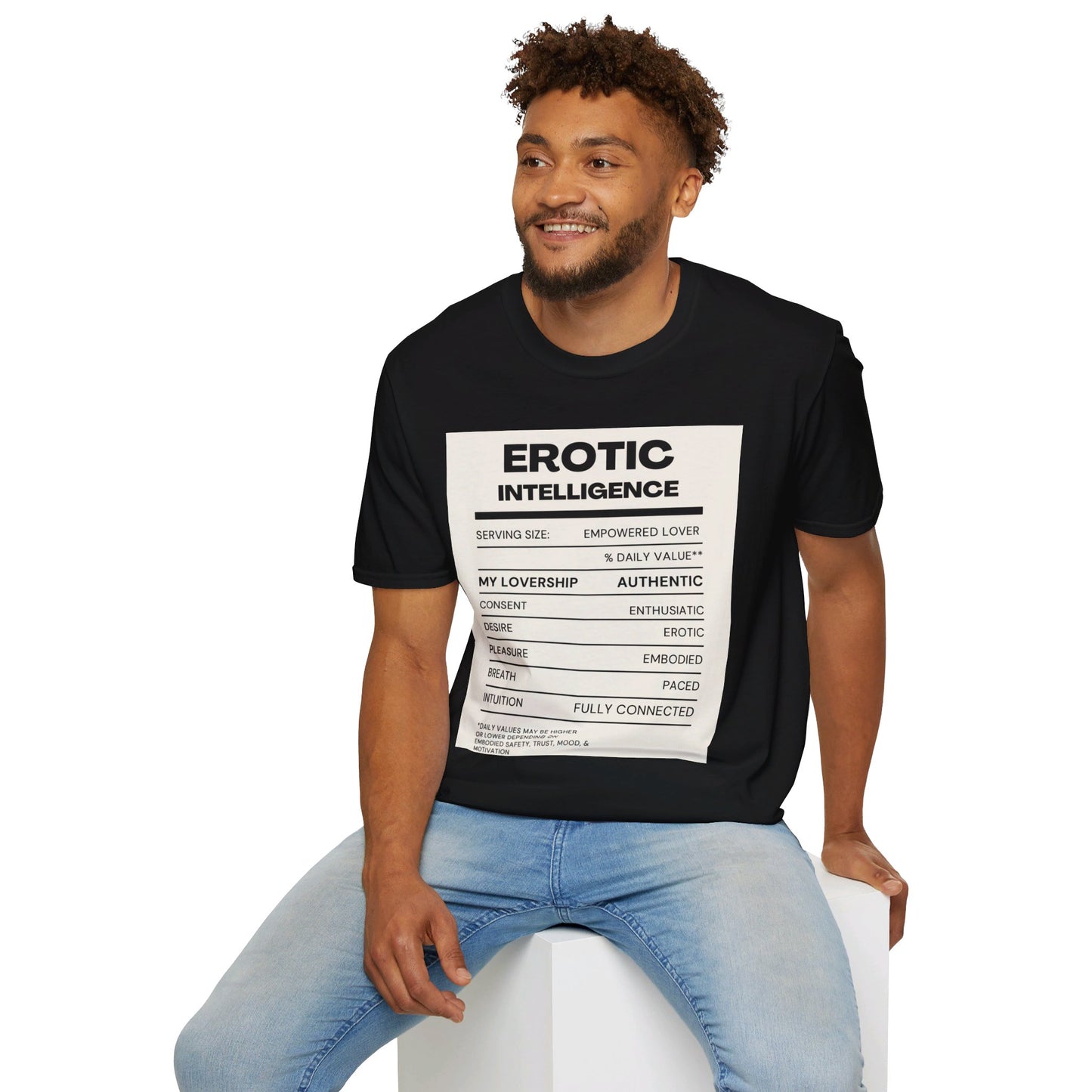 Erotic Intelligence Ingredients Unisex Softstyle T-Shirt