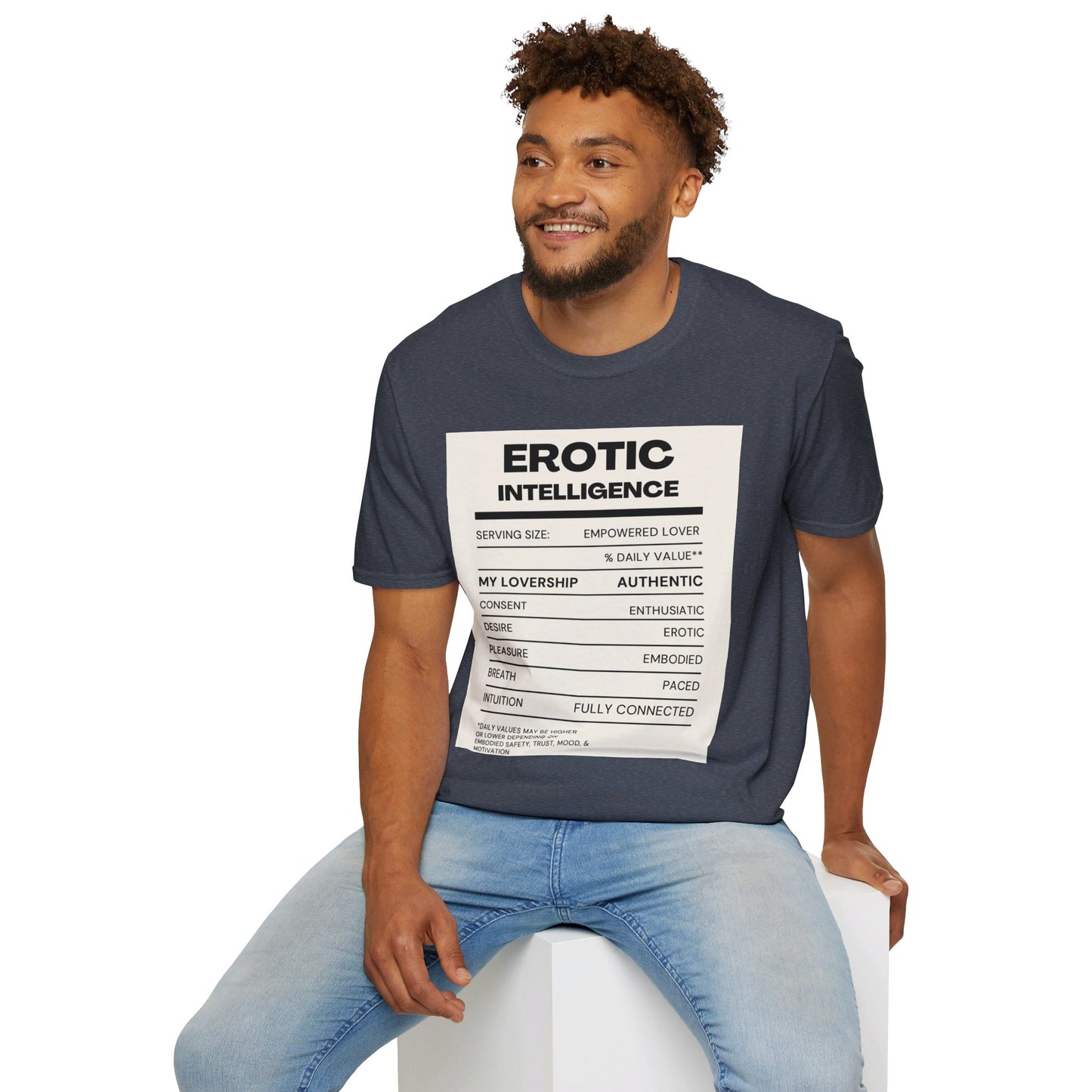 Erotic Intelligence Ingredients Unisex Softstyle T-Shirt