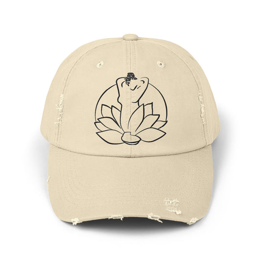 Blooming Unisex Distressed Cap