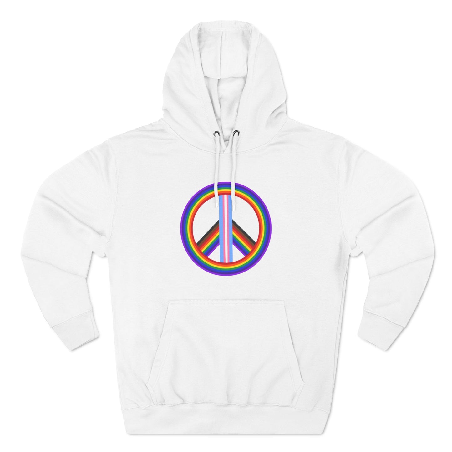 Three-Panel Fleece Hoodie